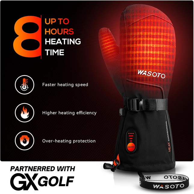 Heated Golf Mittens - Designed By Wasato