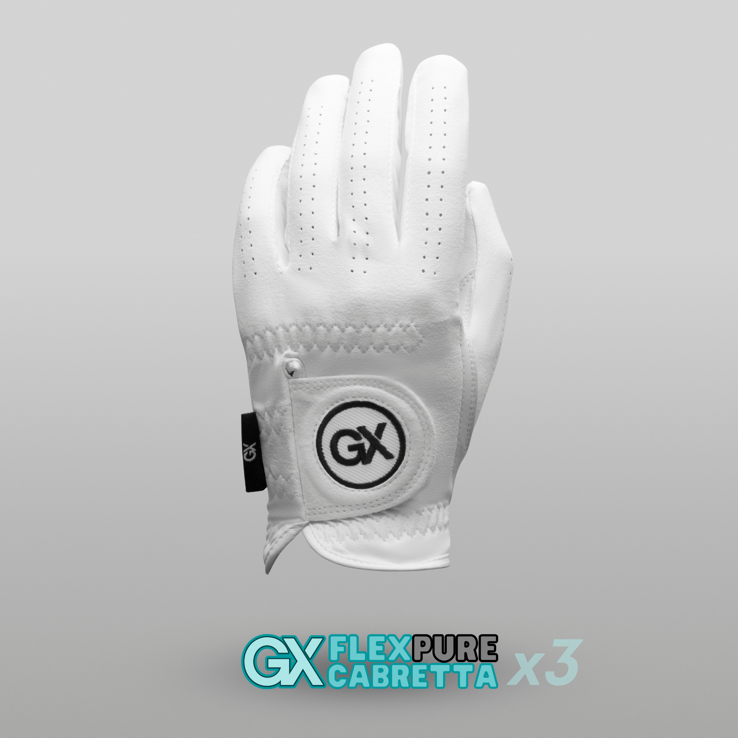 3 Pack - GX FlexPure Cabretta – GX Golf Gloves 3 Pack - GX FlexPure Cabretta – GX Golf Gloves