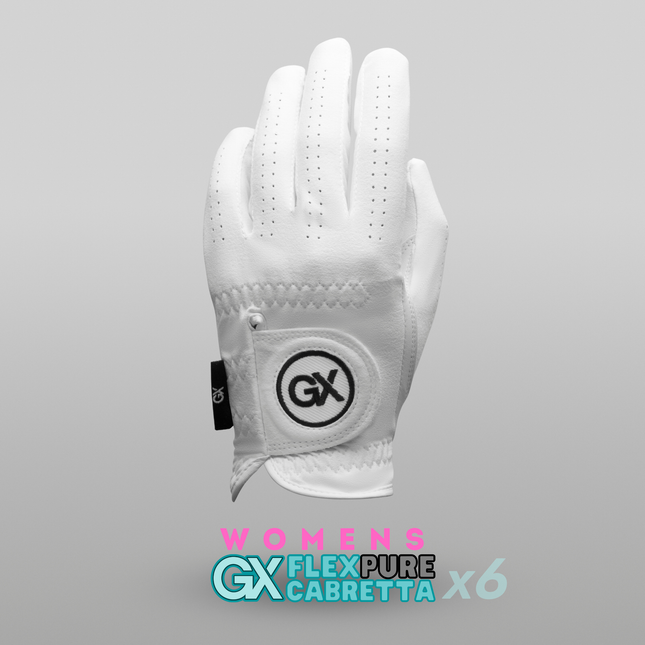 6 Pack Womens Flexpure Cabretta Glove