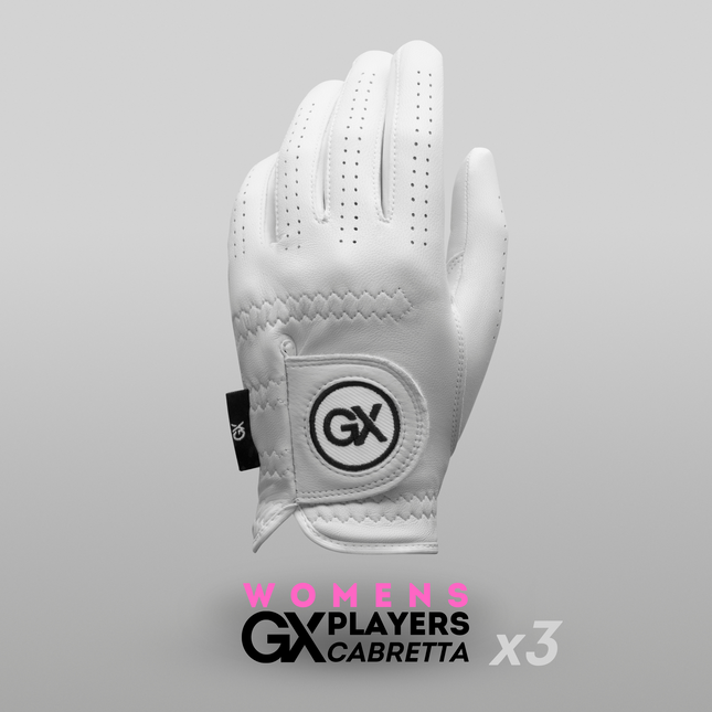 3 Pack Womens Players Cabretta Glove