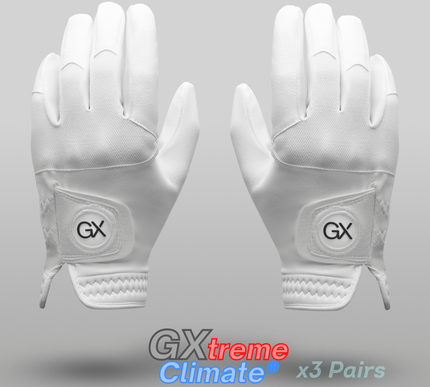 3 Pair GXtreme Climate Glove - Built For Rain, Cold and Heat