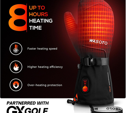 Heated Golf Mittens - Designed By Wasato