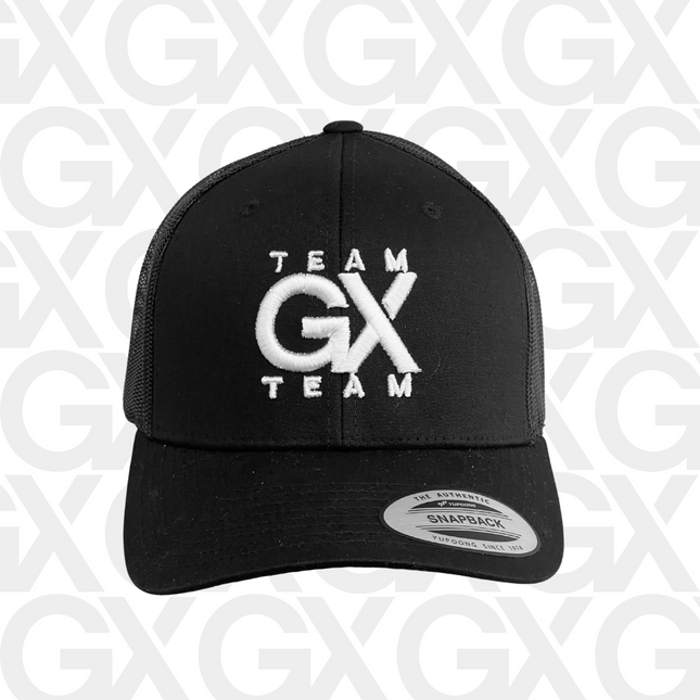 TEAM GX Trucker Hat - Snapback (Black)