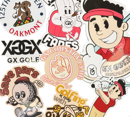 Full Set 2025 Large GX Decals Waterproof (x10)