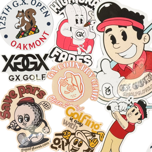 FULL SET SUMMER 2025 Large GX Decals Waterproof (x10)