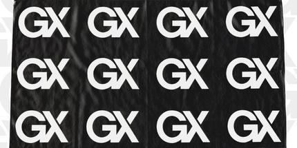 Black GX Large Tour Towel (59cm x 105cm)