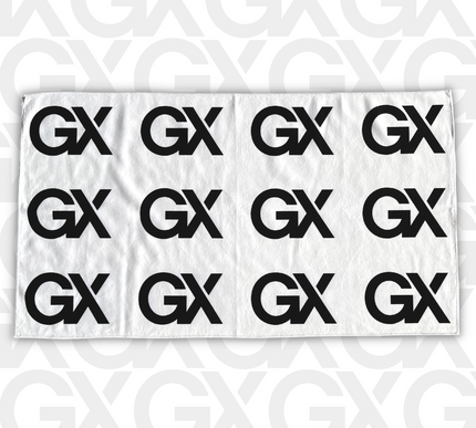 White GX Large Tour Towel (59cm x 105cm)