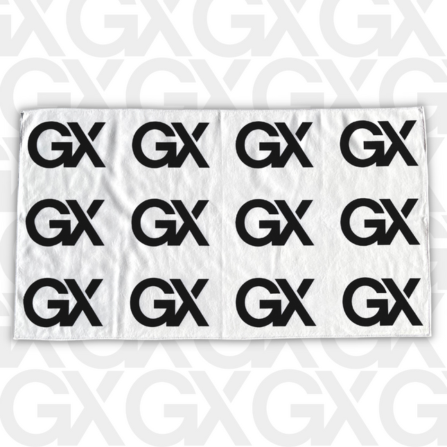 White GX Large Tour Towel (59cm x 105cm)