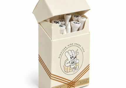 Golf Tees - Cigarette Style Box